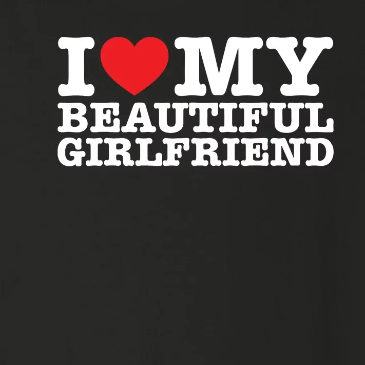 I Love My Beautiful Girlfriend Gf Toddler Long Sleeve Shirt