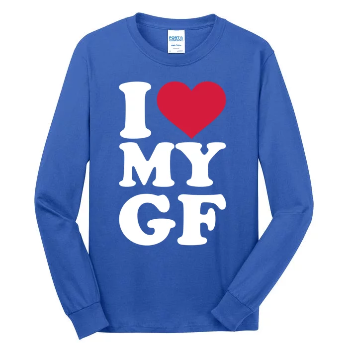 I Love My Gf Friend Gift Tall Long Sleeve T-Shirt