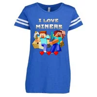 I Love Miner Funny I Love Mincraft Gamer Funny Game Lover Matching Group  Funny Tall T-Shirt