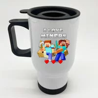 I Love Miner Funny I Love Mincraft Gamer Funny Game Lover Matching