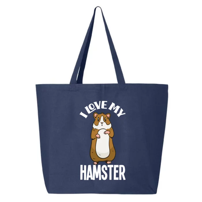 I Love My Hamster Funny Hamster Lover Gift 25L Jumbo Tote