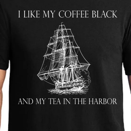 I Like My Coffee Black And My Tea In The Harbor Pajama Set