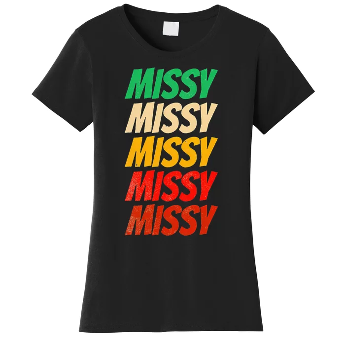 I Love Missy First Name Missy Vintage Women's T-Shirt