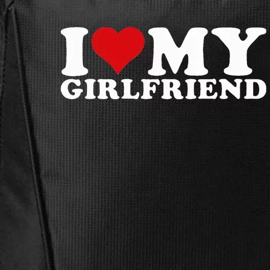 I Love My Girlfriend Gf I Heart My Girlfriend Gf City Backpack