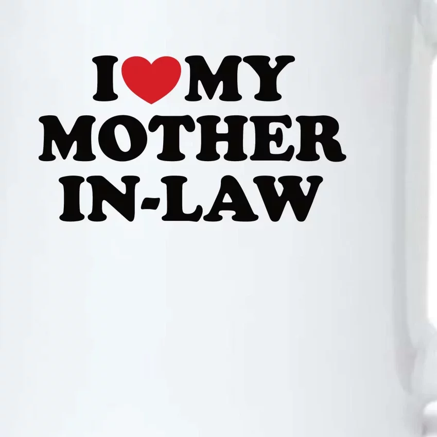 I Love My Mother In Law Black Color Changing Mug