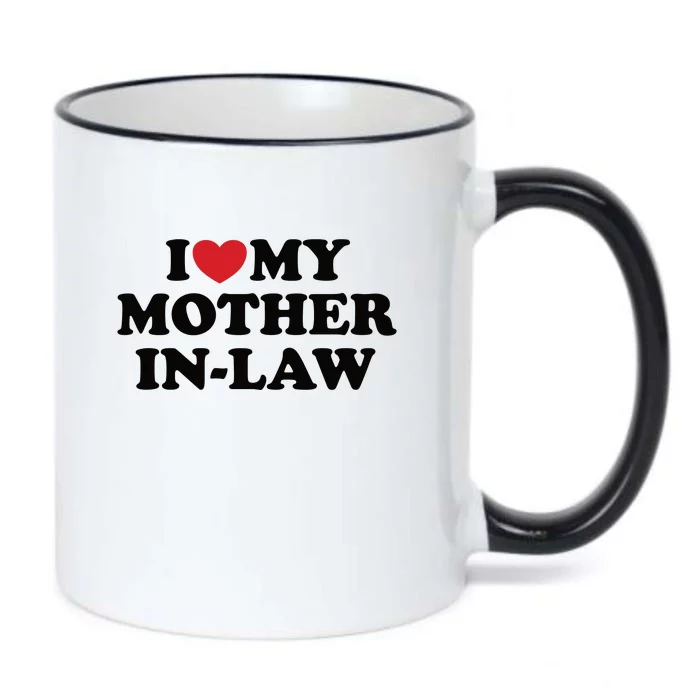 I Love My Mother In Law Black Color Changing Mug