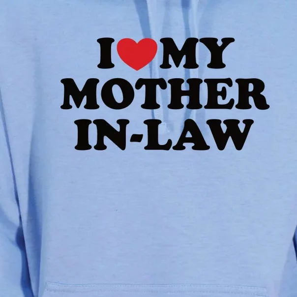 I Love My Mother In Law Unisex Surf Hoodie