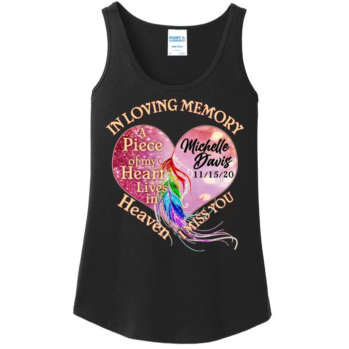 In Loving Memory Tribute Custom Rip Personalized Family Ladies Essential Tank