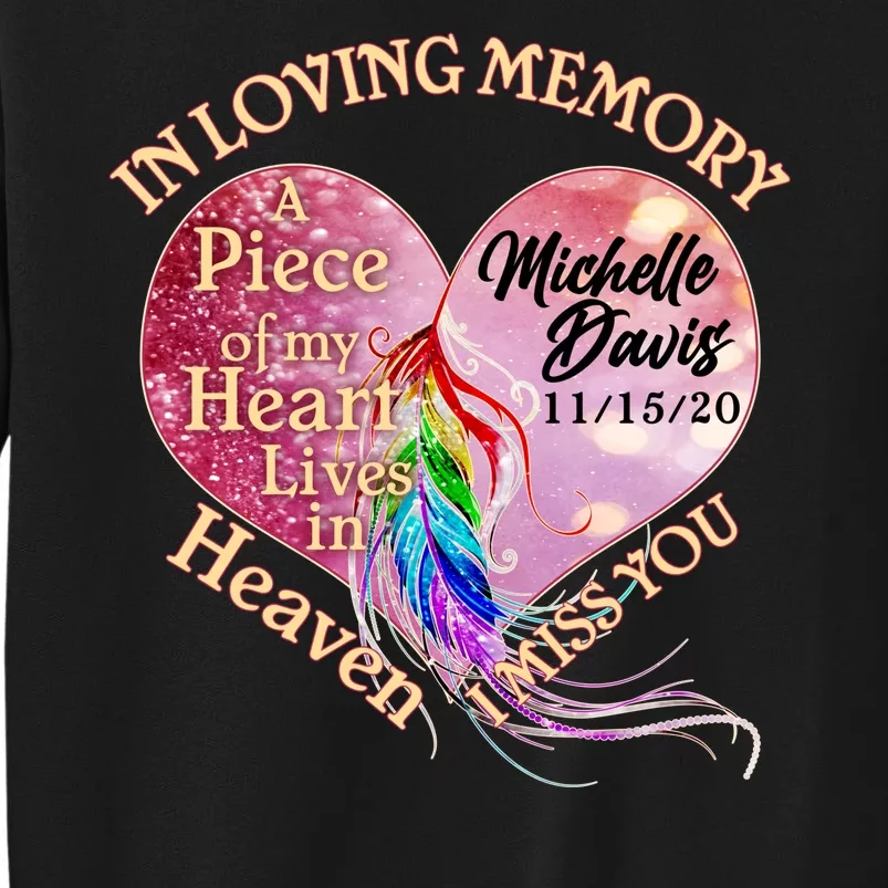 In Loving Memory Tribute Custom Rip Personalized Family Tall Sweatshirt