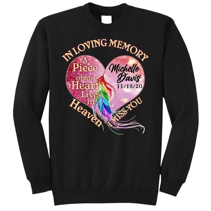 In Loving Memory Tribute Custom Rip Personalized Family Tall Sweatshirt