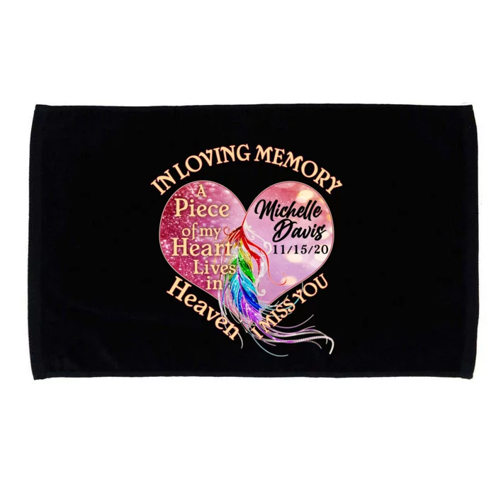 In Loving Memory Tribute Custom Rip Personalized Family Microfiber Hand Towel