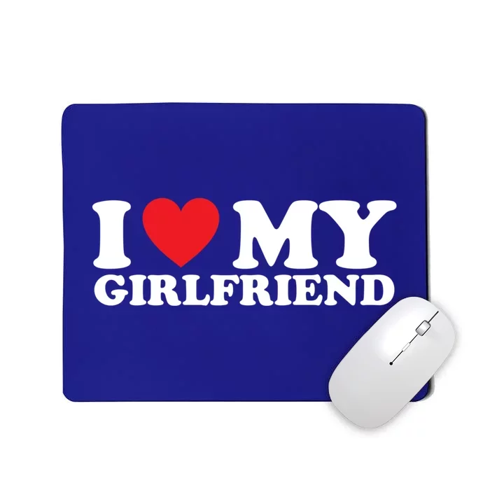 I Love My Friend I Heart My Friend Funny Gift Mousepad