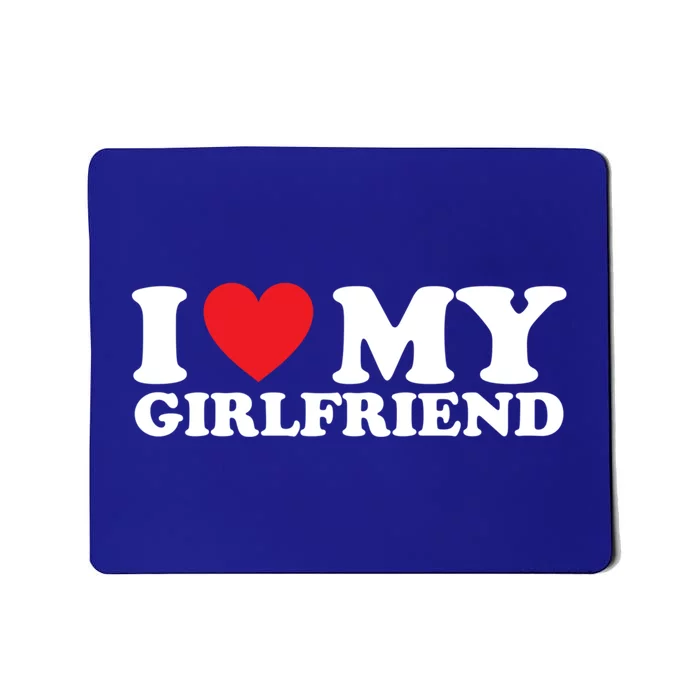 I Love My Friend I Heart My Friend Funny Gift Mousepad