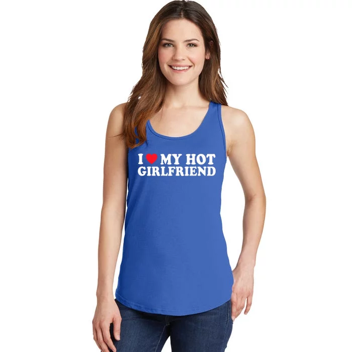 I Love My Hot GF Couple Valentines Day Girlfriend Ladies Essential Tank