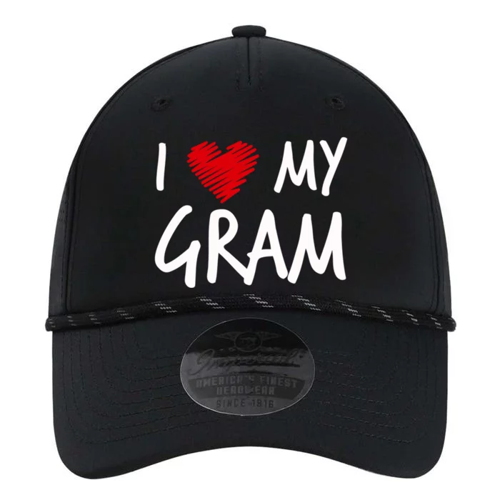 I Love My Gram Valentines Outfit Matching Grandma Family Funny Gift Performance The Dyno Cap