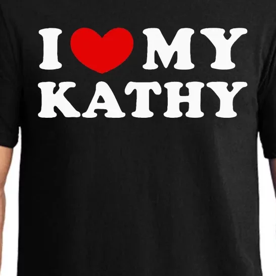 I Love My Kathy I Heart My Kathy Pajama Set