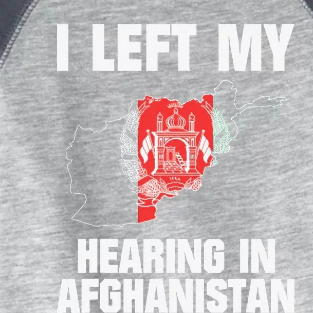 I Left My Hearing In Afghanistan Toddler Fine Jersey T-Shirt