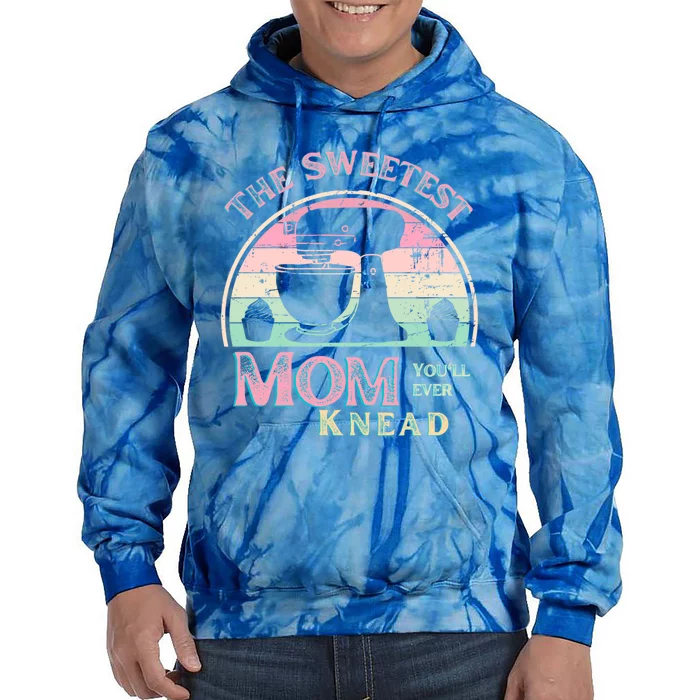 I Love My Mom Best Mom Baker Chef Mommy Gift Tie Dye Hoodie