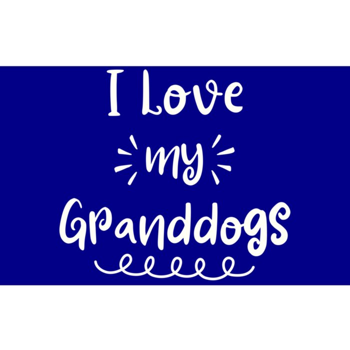 I Love My Granddogs Dog Grandma Grandpa Granddog Gift Bumper Sticker