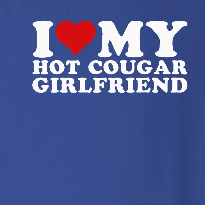 I Love My Hot Cougar Girlfriend I Heart My Hot Cougar Gf Toddler Long Sleeve Shirt