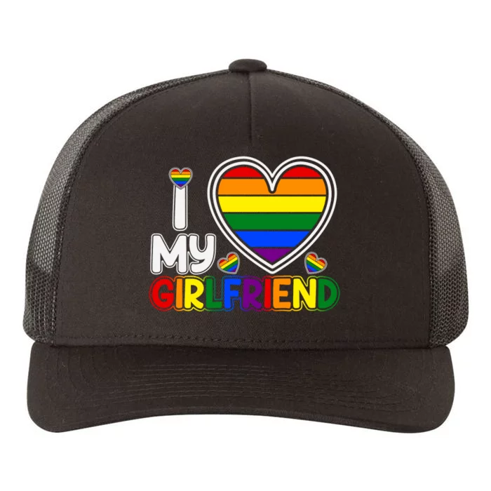 I Love My Girlfriend Yupoong Adult 5-Panel Trucker Hat