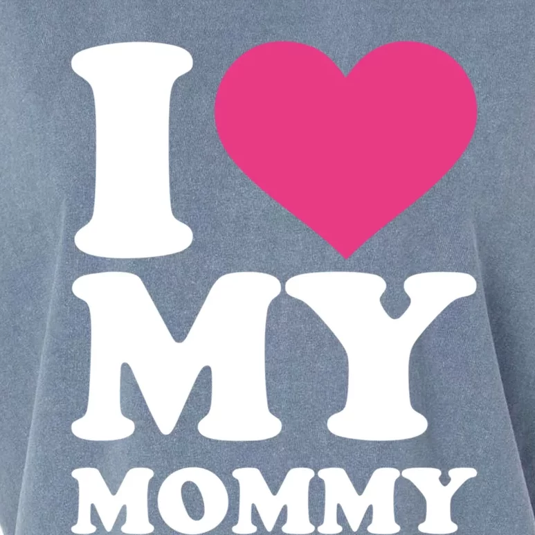 I Love My Mommy Meaningful Gift Garment-Dyed Women's Muscle Tee