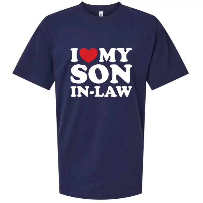 I Love My Son In Law Sueded Cloud Jersey T-Shirt