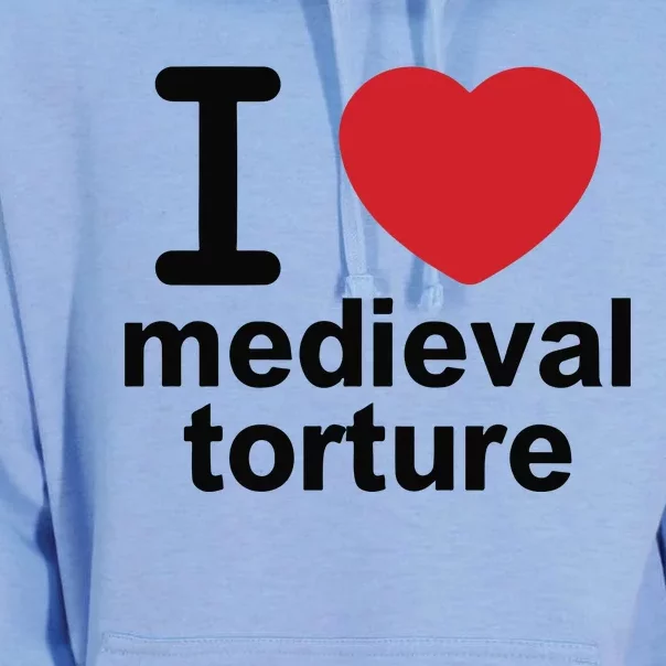 I Love Medieval Torture Unisex Surf Hoodie