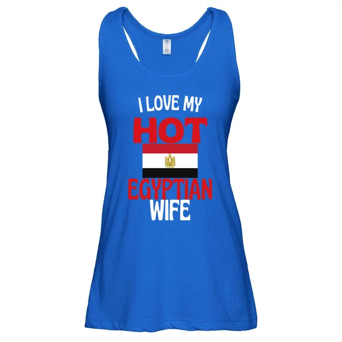 I Love My Hot Egyptian Wife Funny Egypt Relationship Gift Ladies Essential Flowy Tank