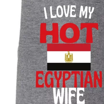 I Love My Hot Egyptian Wife Funny Egypt Relationship Gift Doggie 3-End Fleece Hoodie