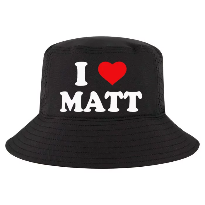 I Love Matt I Heart Matt Cool Comfort Performance Bucket Hat