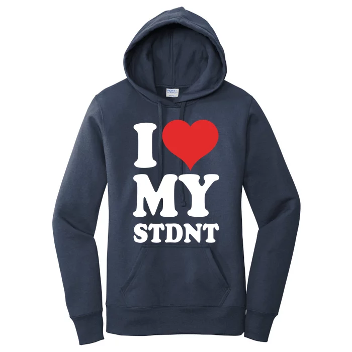 I Love My Students Gift Women's Pullover Hoodie