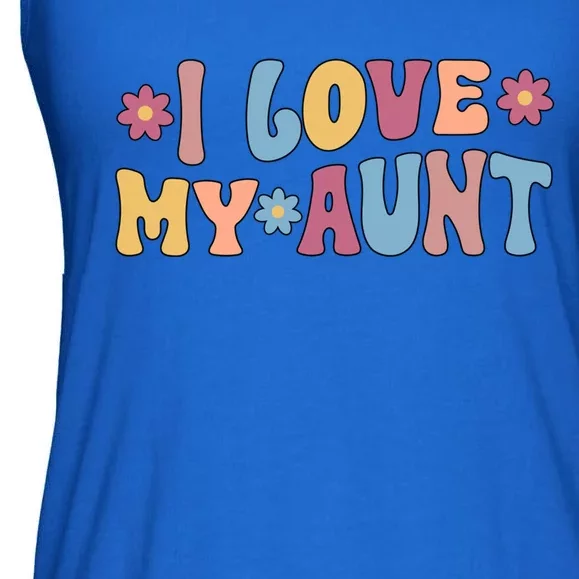 I Love My Aunt From Aunt To Niece Great Gift Ladies Essential Flowy Tank