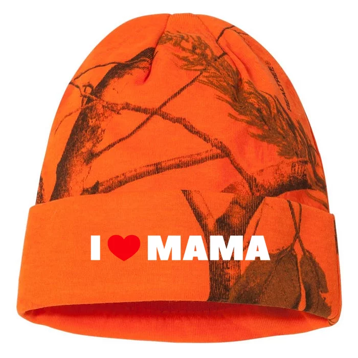 I Love Mama Gift Kati - 12in Camo Beanie