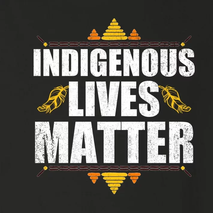 Indigenous Lives Matter Native American Indigenous Peoples Day Toddler Long Sleeve Shirt