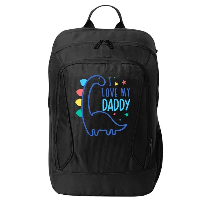 I Love My Daddy Dinosaur City Backpack