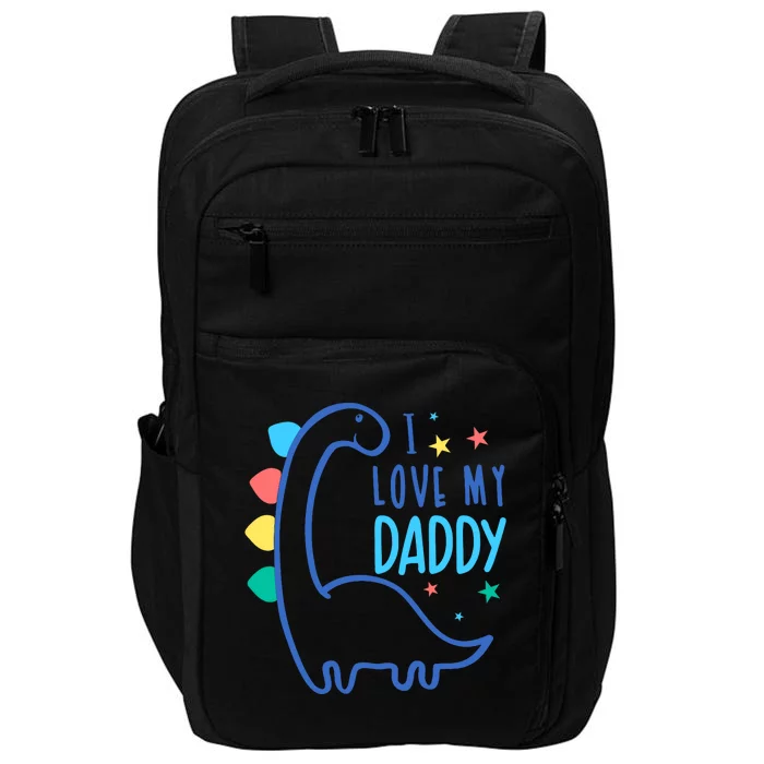 I Love My Daddy Dinosaur Impact Tech Backpack