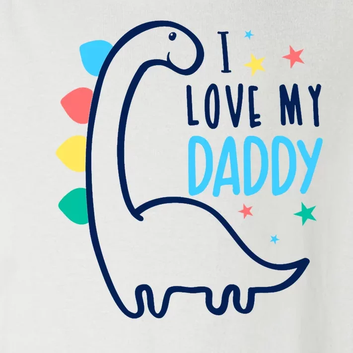 I Love My Daddy Dinosaur Toddler Long Sleeve Shirt