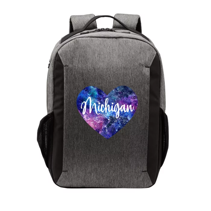 I Love Michigan Usa Gift Vector Backpack