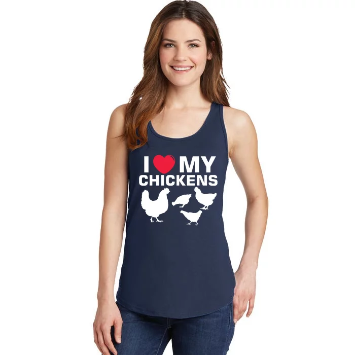 I Love My Chickens Chicken Ladies Essential Tank