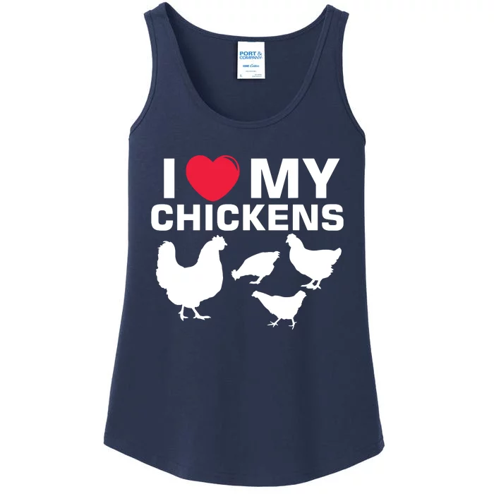 I Love My Chickens Chicken Ladies Essential Tank