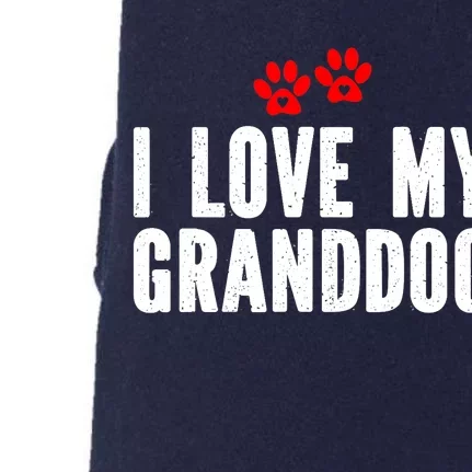 I Love My Granddog Doggie 3-End Fleece Hoodie