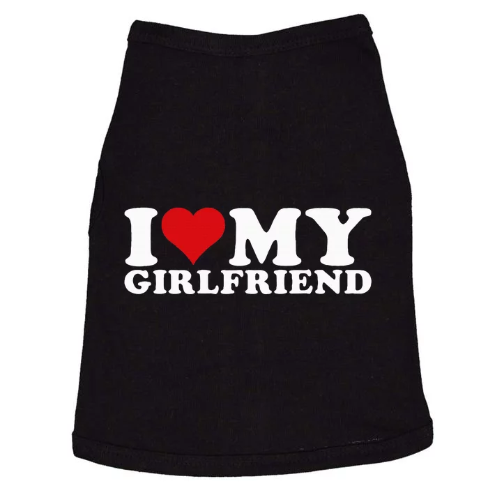 I Love My Girlfriend Gf I Heart My Girlfriend GF Doggie Tank