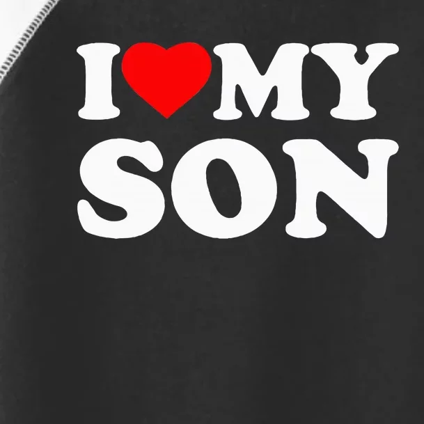 I Love My Son Heart Toddler Fine Jersey T-Shirt