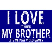 I Love My Brother Vintage Gaming Teens Gamer Brother Meaningful Gift Bumper Sticker