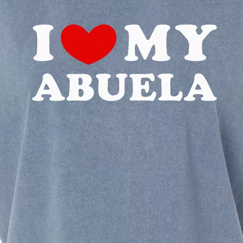 I Love My Abuela Garment-Dyed Women's Muscle Tee