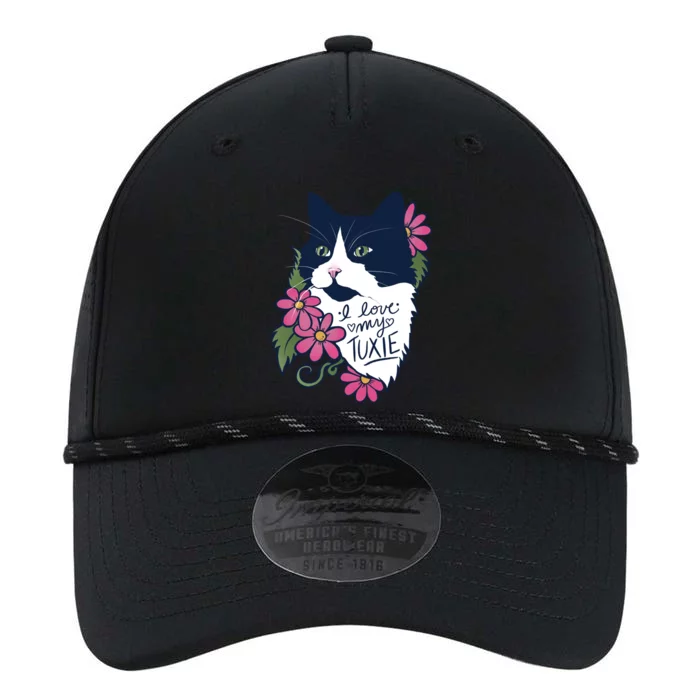 I Love My Tuxie Cat Tuxedo Cat Meaningful Gift Performance The Dyno Cap