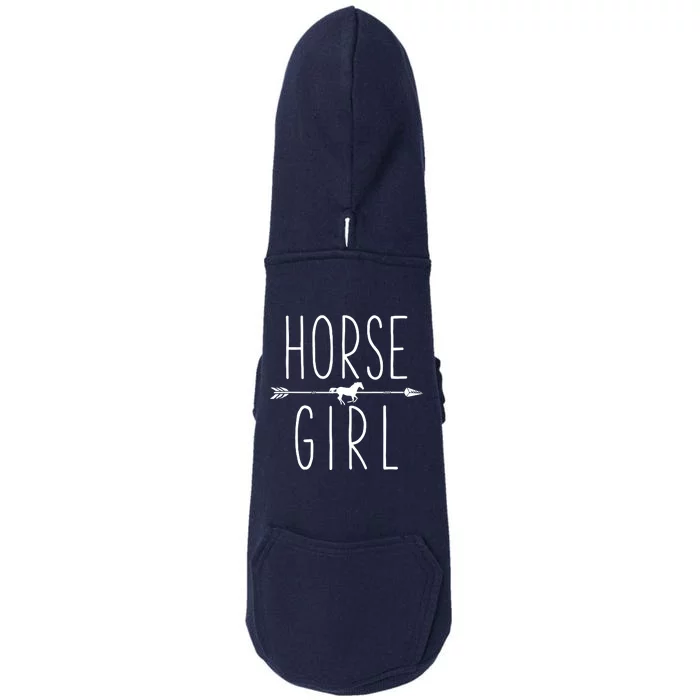 I Love My Horses Equestrian Horseback Riding Doggie 3-End Fleece Hoodie