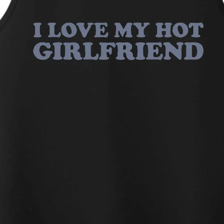 I Love Milf MilfS Hot Mom Hunter Lover Gift Black Performance Tank