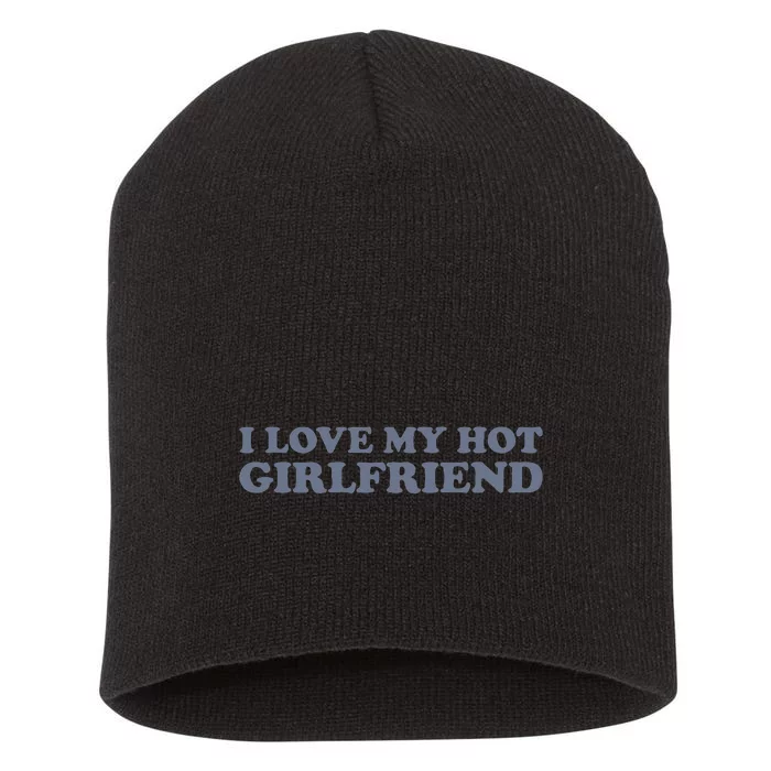 I Love Milf MilfS Hot Mom Hunter Lover Gift Black Short Acrylic Beanie